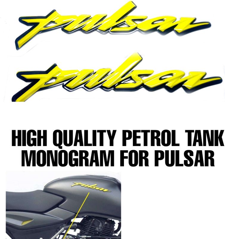 Aklin Boky Sticker & Decal for Bike  (Yellow)