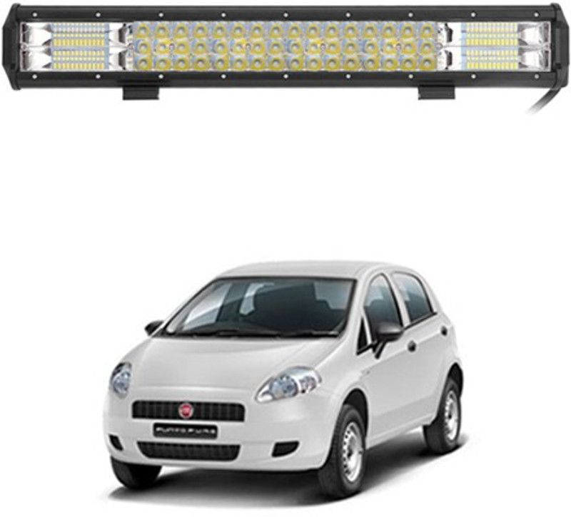 RKPSP 288W/12V 52LED Waterproof/High Power Bar Light (Car/Truck) For Punto Fog Lamp Car, Truck LED for Fiat (12 V, 288 W)  (Punto, Pack of 1)