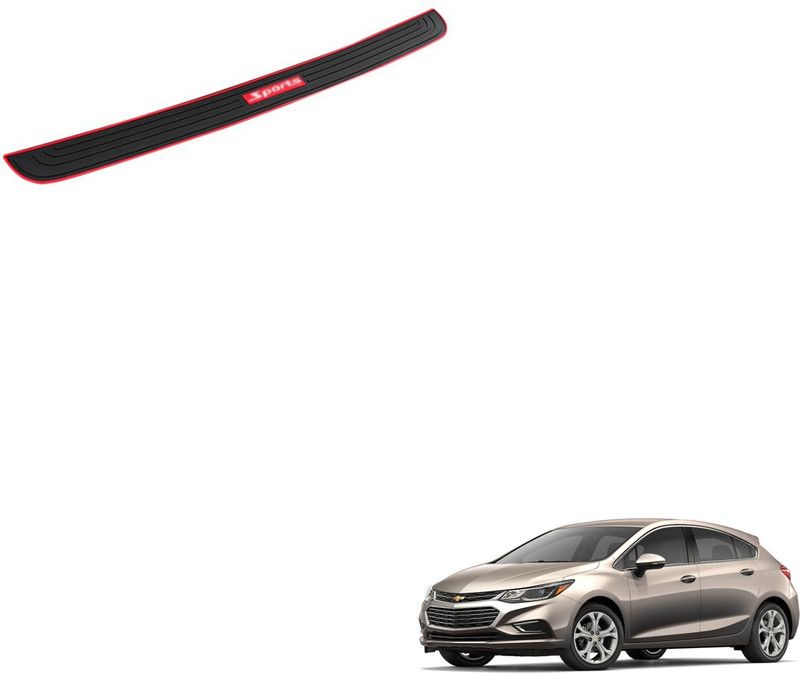 SEMAPHORE Rubber Car Bumper Guard  (Black, Red, Pack of 1, Chevrolet, Cruze)