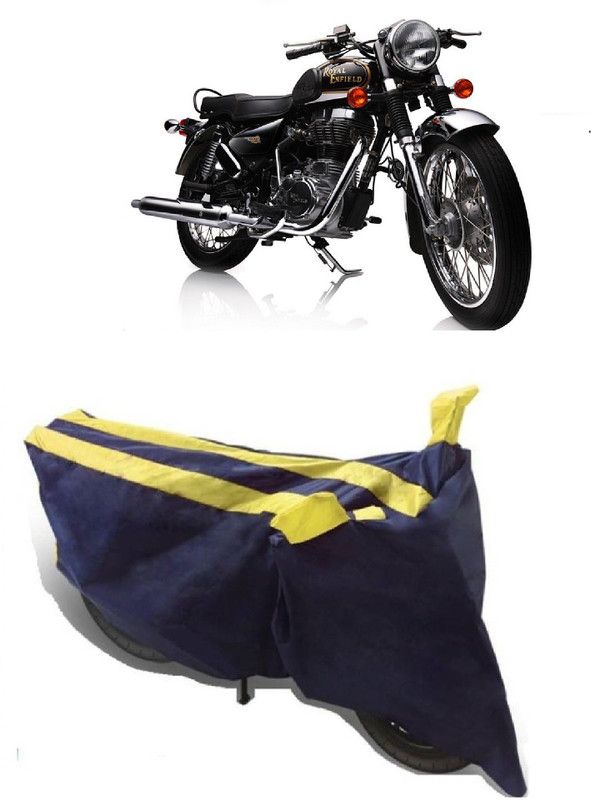 MoTRoX Two Wheeler Cover for Royal Enfield  (Electra Delux, Yellow)