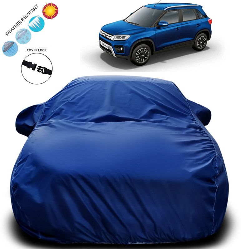 Purpleheart Car Cover For Maruti Suzuki Vitara (With Mirror Pockets)  (Blue)