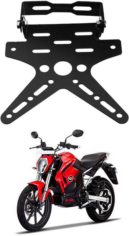 divis Bike License Number Plate Frame Holder Tail Tidy (Black) Bike Number Plate G-267 Bike Number Plate  (Aluminium 7 cm x 15 cm)