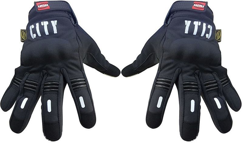 Speed Ride City hand gloves Motorcycle Racing Riding Full Finger Gloves Riding gloves Riding Gloves  (Black)
