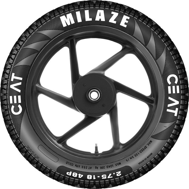 CEAT 101672 MILAZE 48P 2.75-18 Rear Two Wheeler Tyre  (Street, Tube)