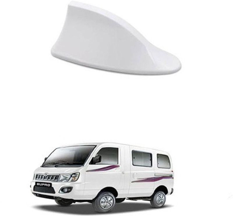 FKOK Car Shark Fin Antenna (White) For Supro Satellite Vehicle Antenna