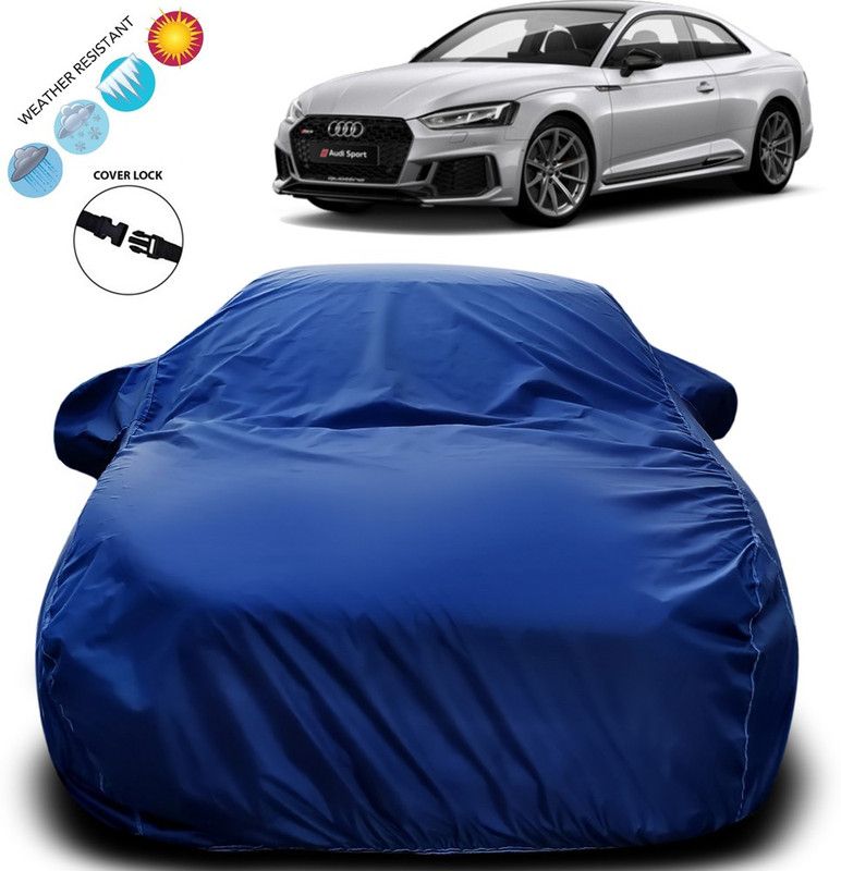 Purpleheart Car Cover For Audi RS5 (With Mirror Pockets)  (Blue)