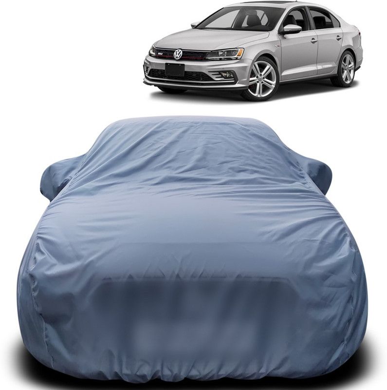 Purpleheart Car Cover For Volkswagen Jetta Facelift (With Mirror Pockets)  (Grey, For 2020 Models)