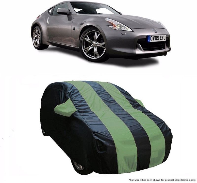 Flipkart SmartBuy Car Cover For Nissan 370z (With Mirror Pockets)  (Green, Blue)