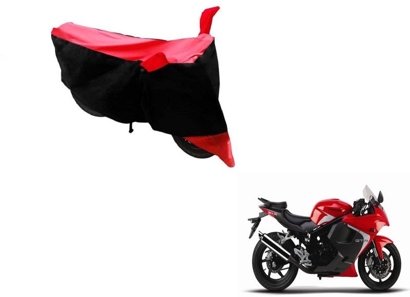AUTYLE Two Wheeler Cover for Hyosung  (GT250R, Black, Red)