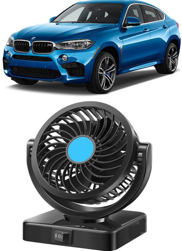 Amulite Cooling Car Fan 360 Degree Rotatable For vehicle-El_ 067 Car Interior Fan  (12 V)