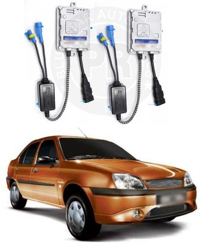 PRTEK HID Xenon Headlight Ballasts Replacement 55W Slim Ballast with Canbus EMC Super Decoder Alternate Current AC, 1 Pair Ikon Vehical HID Kit