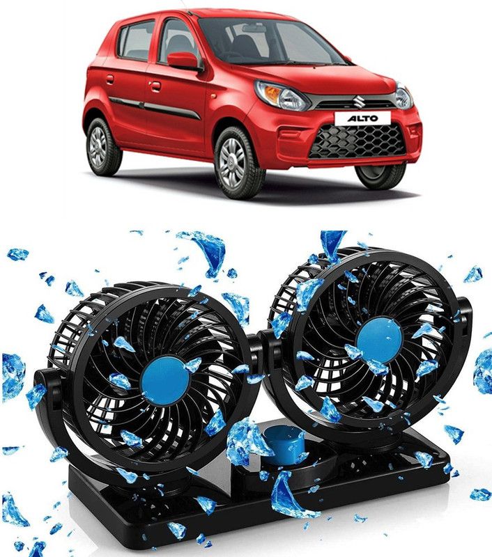 Enfield Works Car Fan 12V 360 Head 2 Speed Quiet Strong for All Auto Vehicles-CF309 Car Interior Fan  (12 V)