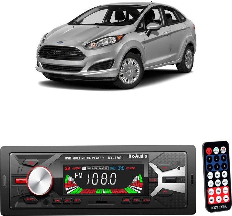 JBRIDERZ KX-A700U BLUETOOTH/USB/SD/AUX/FM/MP3 with Phone Caller Id Receiver B 132 Car Stereo  (Single Din)