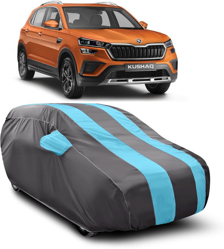 JEHOVA Car Cover For Skoda Kushaq (With Mirror Pockets)  (Multicolor)