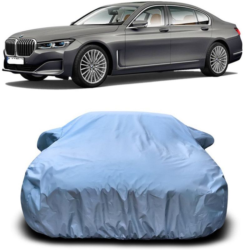 Genipap Car Cover For BMW 7 Series (With Mirror Pockets)  (Silver)