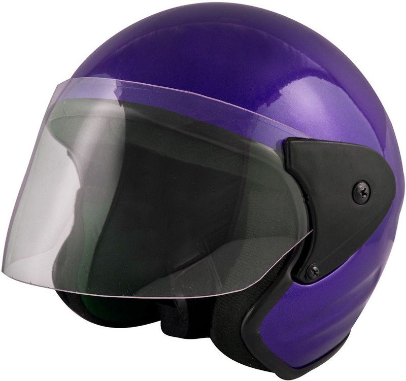 Sage Square Benz Speed (ISI Marked) Open Face Helmet for Men, Women Motorbike Helmet  (Blue Glossy)