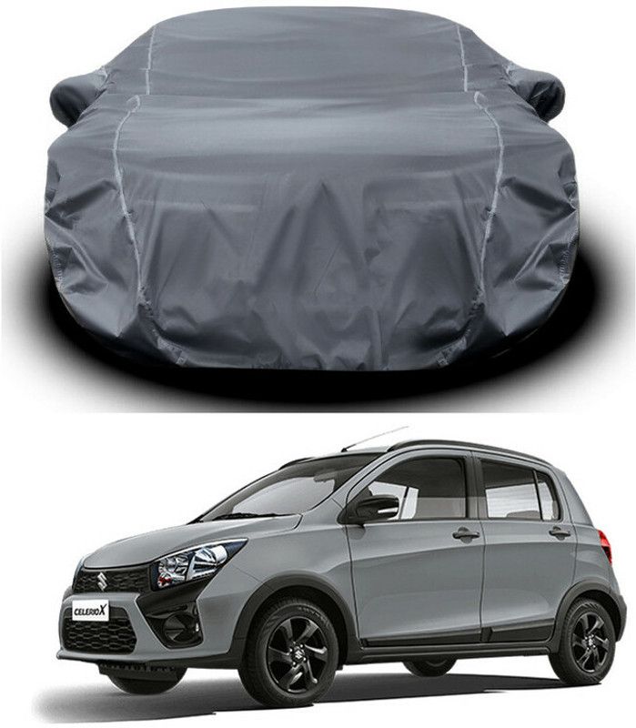 Ascension Car Cover For Maruti Suzuki Celerio X (With Mirror Pockets)  (Grey)