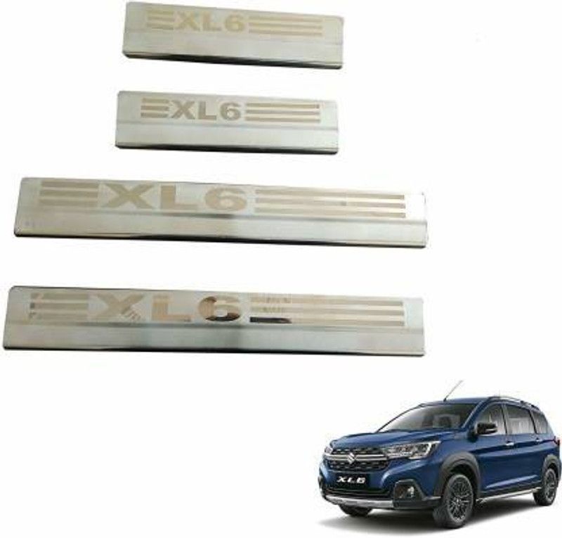 HOTRENZ DS-214530 STAINLESS STEEL DOOR SILL PLATE FOR MARUTI XL6 Door Sill Plate
