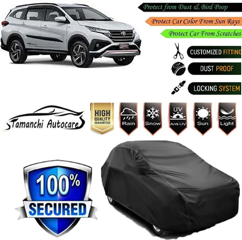 Tamanchi Autocare Car Cover For Toyota Rush  (Black)