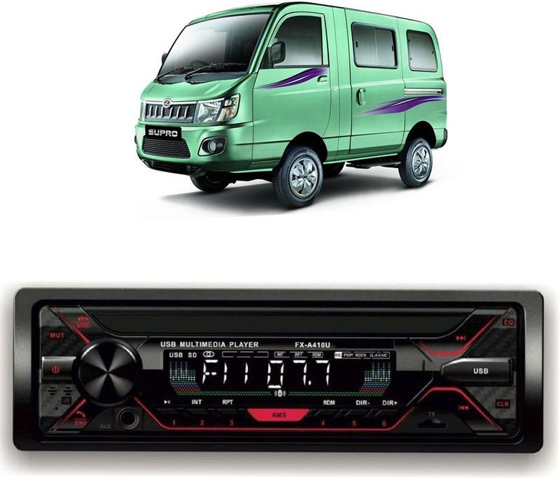 Purpleheart Car Stereo FX- A100U Car Stereo with Bluetooth, USB, SD Card , Aux P-277 Car Stereo  (Single Din)