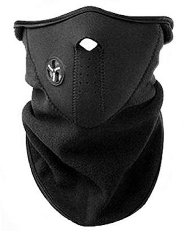 Aryshaa Black Bike Face Mask for Men & Women  (Size: M, Balaclava)