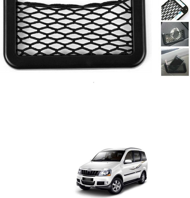PRTEK Universal Car String Bag Car Seat Side Storage Net Bag Mesh Organizer 126 Car Storage Bag  (1 L)
