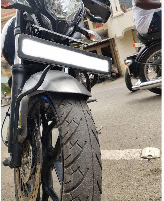 AR FOOT WEAR AND TRADERS Front Fender Number Plate Holder For NS 200 /160 Bike Number Plate  (Iron 10 cm x 8 cm)