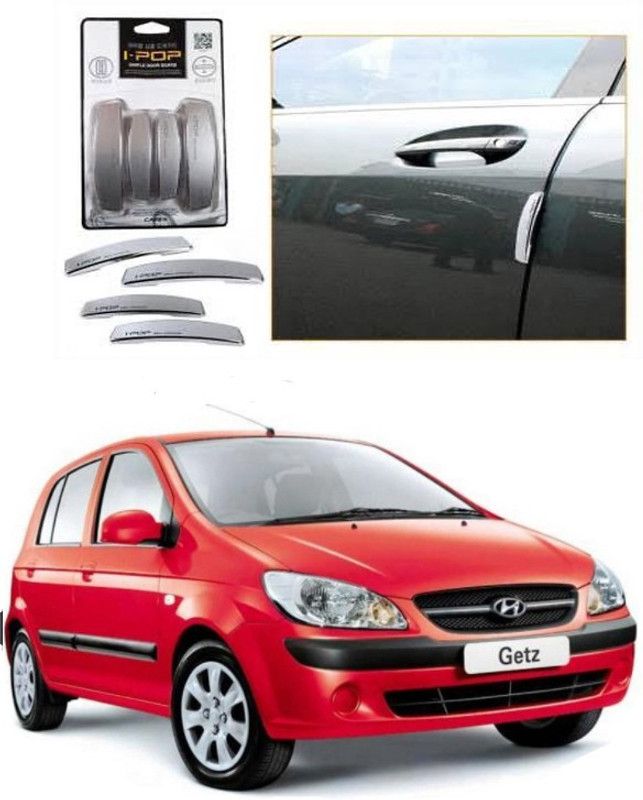 ACCESSORIQUE Plastic Car Door Guard  (Silver, Pack of 4, Hyundai, Getz)