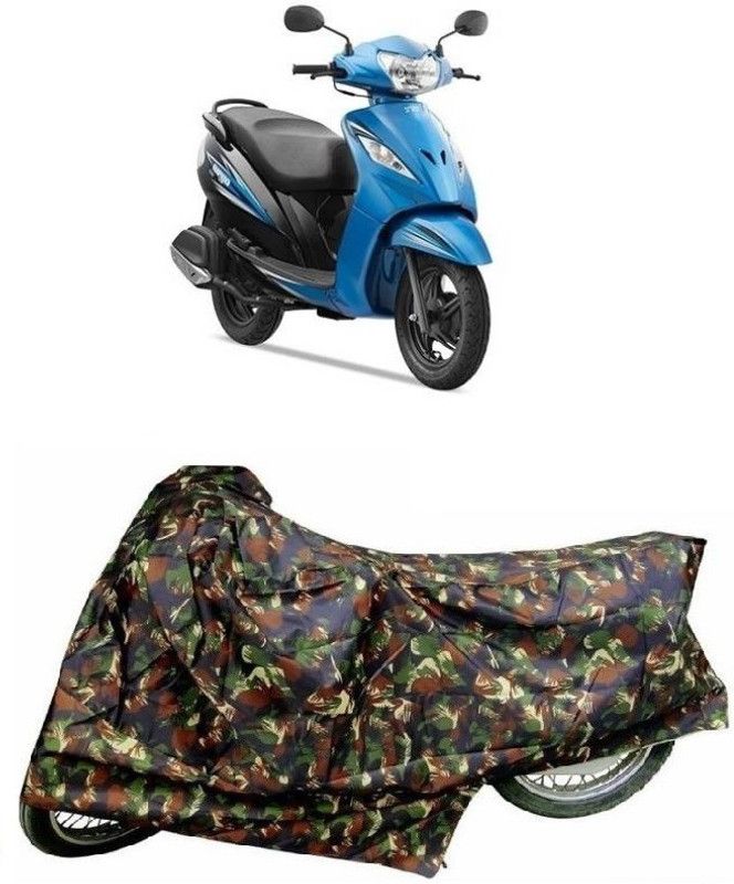TGP GROUP Waterproof Two Wheeler Cover for TVS  (Wego, Multicolor)