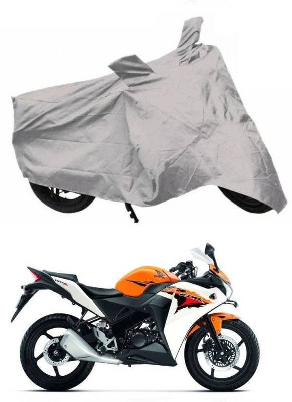 TGP GROUP Waterproof Two Wheeler Cover for Honda  (CBR 150R, Silver)
