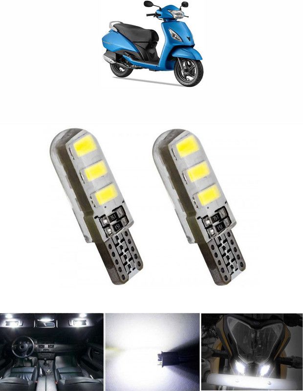Vagary HIGH QUALITY SILICON FINISH WATERPROOF PARKING/REVERSING/BACK UP LIGHT-205 Back Up Lamp Motorbike LED for TVS (12 V, 8 W)  (Jupiter, Pack of 2)