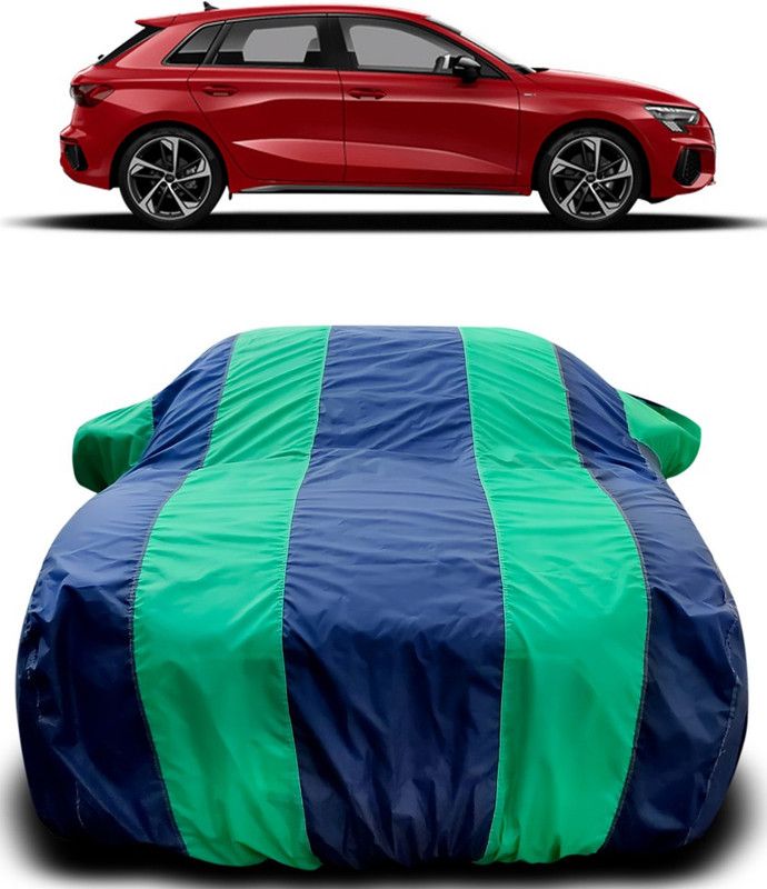 THE REAL ARV Car Cover For Audi A3 (With Mirror Pockets)  (Blue, Green)