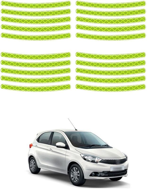 PROEDITION Plastic Car Bumper Guard  (Green, Pack of 20, Tata, Tiago)