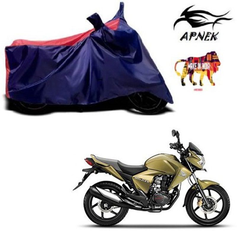 THE REAL ARV Waterproof Two Wheeler Cover for Triumph  (Twin spark, Red, Blue)