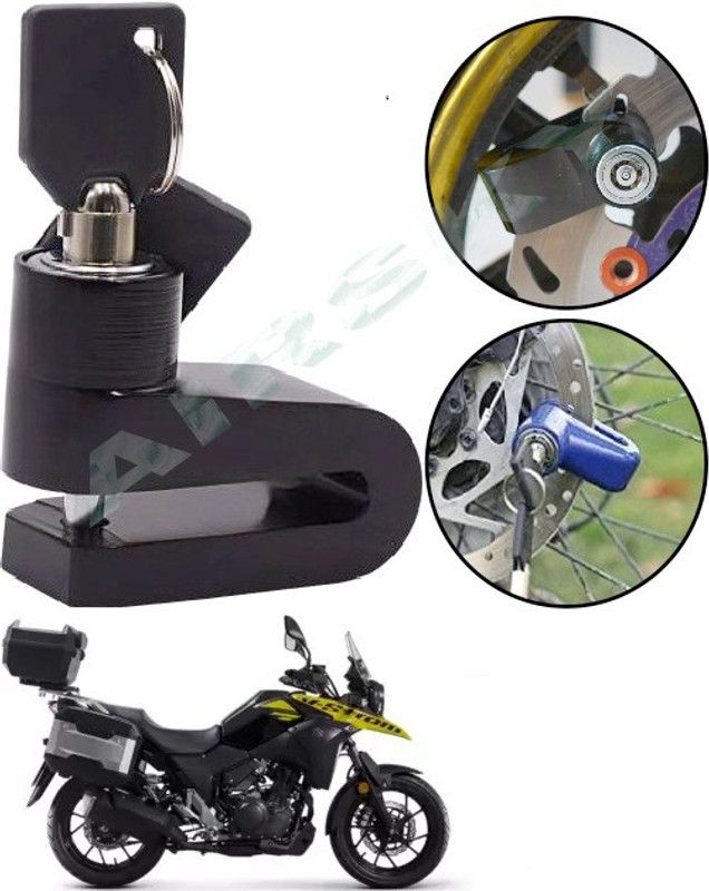 AIRSKY Motorcycle Disc Brake Lock Security_Anti Theft For Suzuki V-strome 250 Disc Lock  (Multicolor)