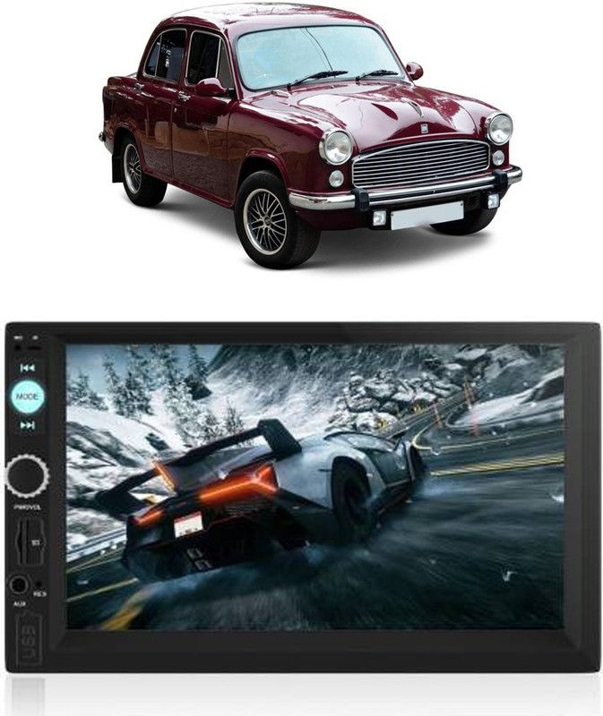 JBRIDERZ 7Inch DoubleDin TouchScreen with Rear View Camera Support Without Camera E 142 Car Stereo  (Double Din)