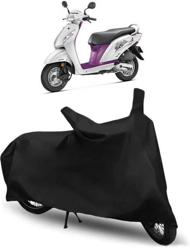 creative graphics Two Wheeler Cover for Honda  (Activa i, Black)