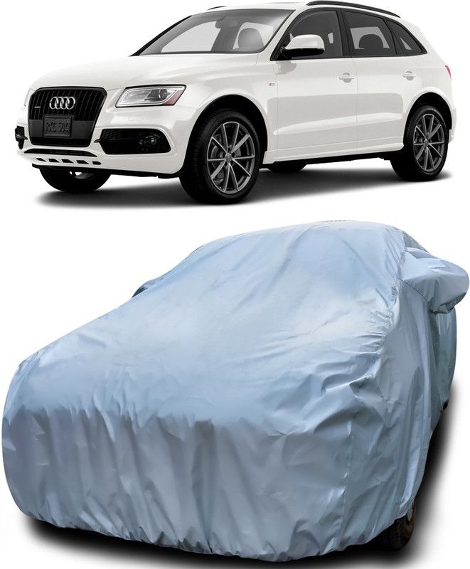 MoTRoX Car Cover For Audi Q5 (With Mirror Pockets)  (Silver)