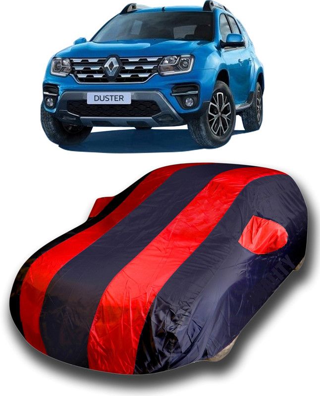 siddharth fashion Car Cover For Renault Duster (With Mirror Pockets)  (Red)