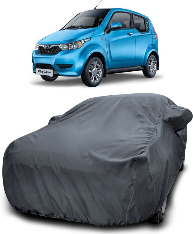 NUMBOR ONE Car Cover For Mahindra e20 (With Mirror Pockets)  (Grey)