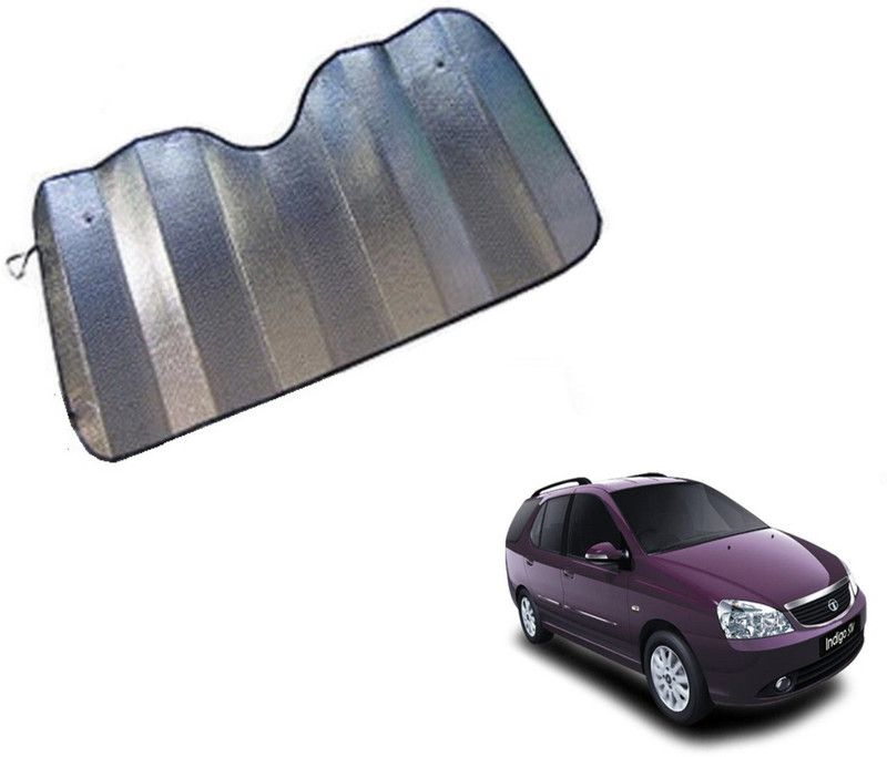 MOCKHE Dashboard Sun Shade For Tata Indigo Marina  (Silver)