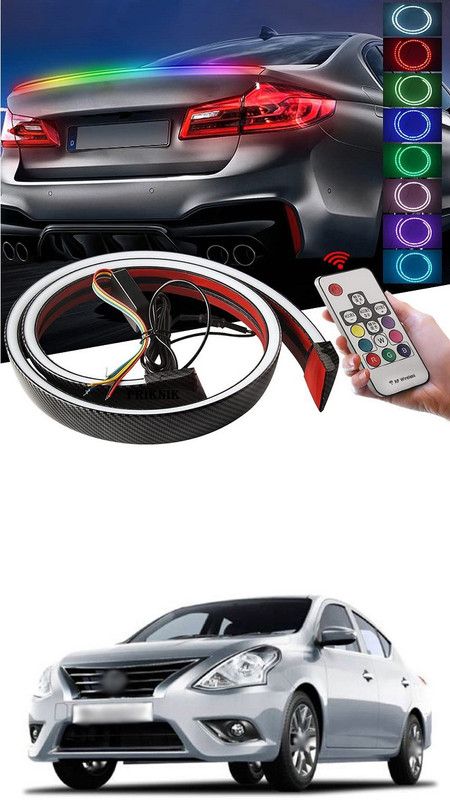 XZRTZ Plastic Car Door Guard  (Multicolor, Pack of 1, Nissan, Sunny)