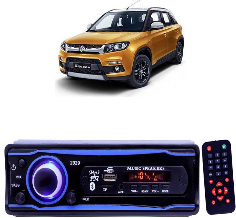 YUNEIK Blue 2029 USB/AUX/SD/BLUETOOTH/FM/MP3 BOOM MASTER STANDARD- Y 332 Car Stereo  (Single Din)