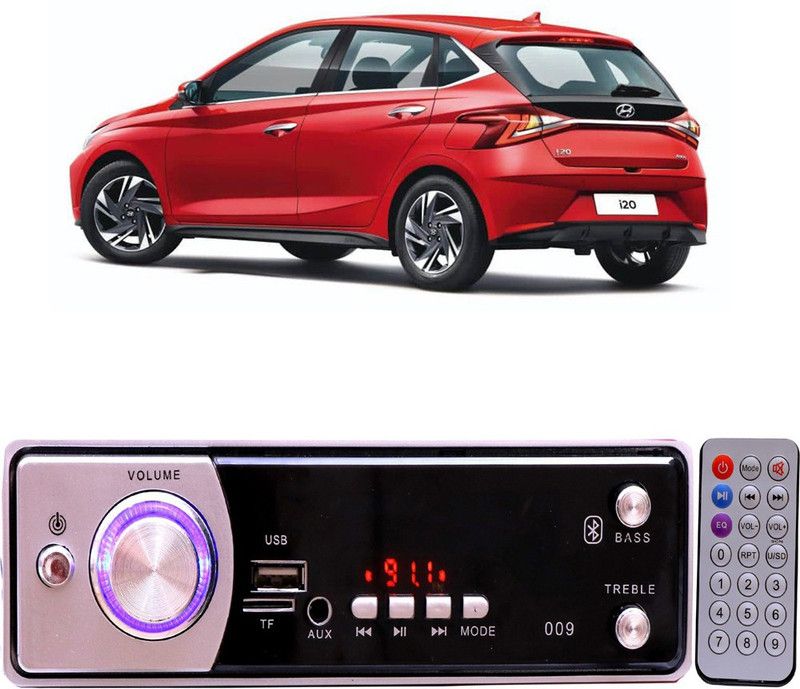 Genipap Silver009 BLUETOOTH/USB/SD/AUX/FM/MP3 Car Stereo ( Single Din) -176 Car Stereo  (Single Din)