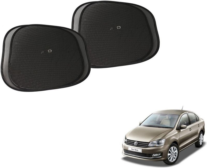 AUTYLE Side Window, Rear Window Sun Shade For Volkswagen Vento  (Black)
