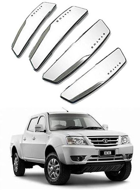 APICAL Plastic Car Door Guard  (White, Pack of 4, Tata, Universal For Car)