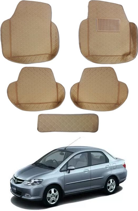 RKPSP Leatherite 7D Mat For Honda City ZX  (Beige)