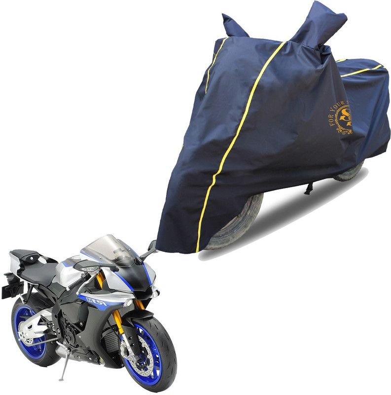 SS FOR YOUR SMART NEEDS Waterproof Two Wheeler Cover for Yamaha  (YZF R1M, Blue)