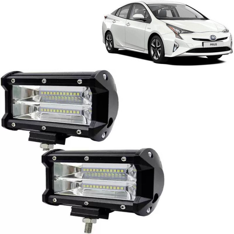 aksmit 24 LED Fog Light Set Of 2 For Prius_FL259 Fog Lamp Car, Motorbike, Truck, Van LED for Toyota (12 V, 72 W)  (Prius, Pack of 2)