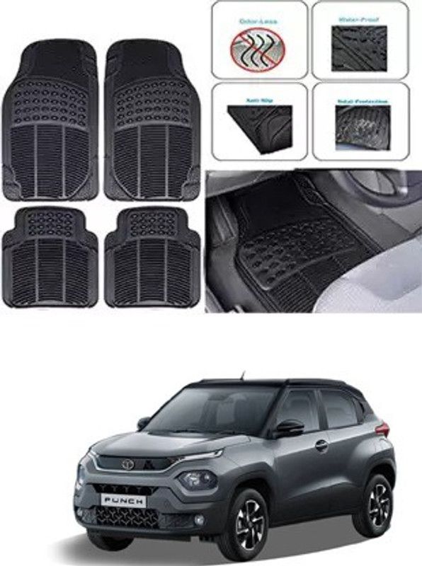 RONISH Rubber Standard Mat For Tata Universal For Car  (Black)